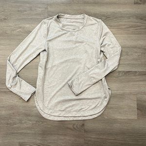 Athleta Uptempo running shirt - grey - size small. Perfect condition.